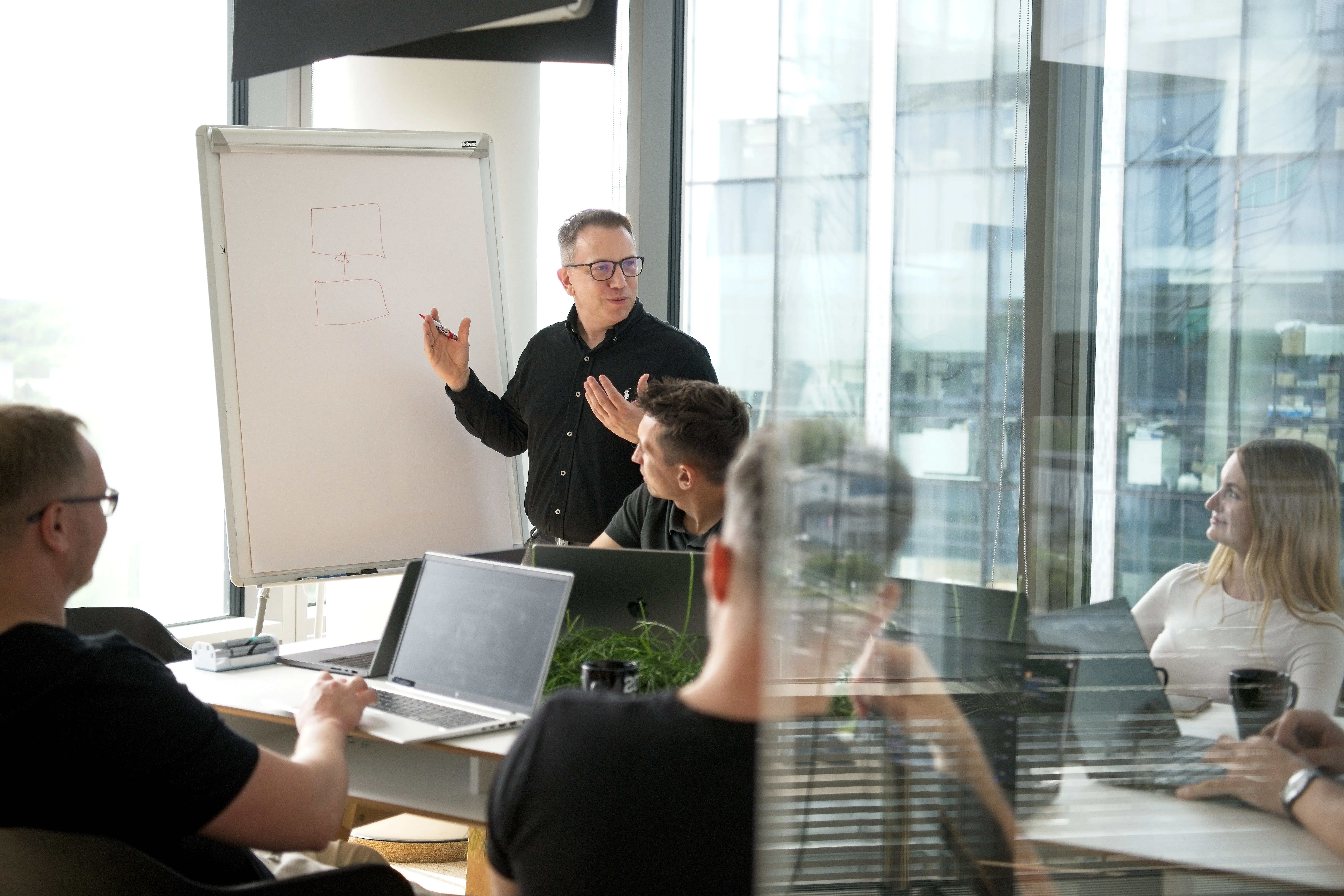 People working together